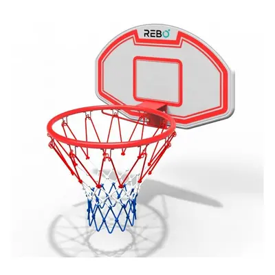 Rebo Basketball Net with Bracket to Attach to Rebo Round Wood Swing Sets