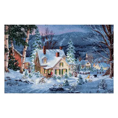 Dimensions Gold Collection Counted Cross Stitch Kit 20"X14"-Winter's Hush (16 Count)