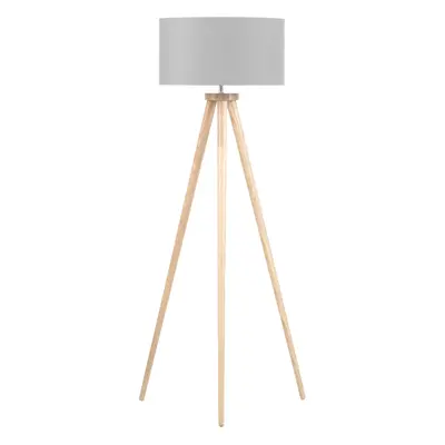 Floor Lamp NITRA Wood Grey