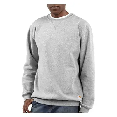 carhartt Mens Midweight crewneck Sweatshirt Heather gray Large