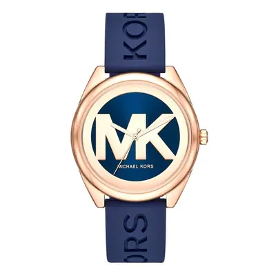 Michael Kors Women's Janelle Three-Hand Rose Gold-Tone Stainless Steel