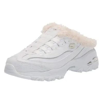 Skechers womens D'lites-comfy Step Sneaker Wht 9.5 US