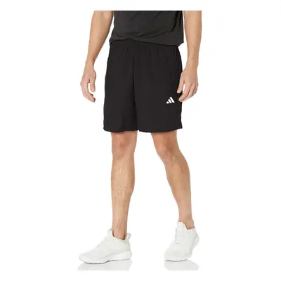 adidas Men's Essentials Woven Training Shorts Black/White X-Large/7"