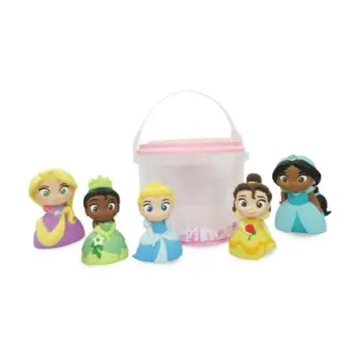 Disney Store Official Princess Bath Set Kids Bath Accessories with Beloved Princess Characters C