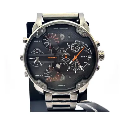 NEW DIESEL DZ7315 DADDY 2.0 GUNMETAL GREY CHRONOGRAPH MENS WATCH