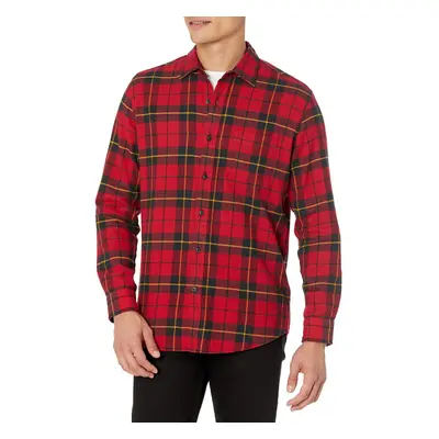 Amazon Essentials Men's Long-Sleeve Flannel Shirt (Available in Big &