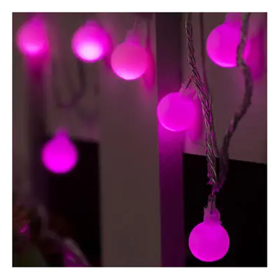 (Pink, 220V EU Plug) 10M LED String Lights 110-220V LED Fairy Lights for Festival Christmas Deco