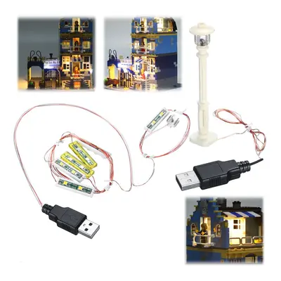 DIY LED Light Lighting Kit ONLY For LEGO Fishing Store Building Blocks Model