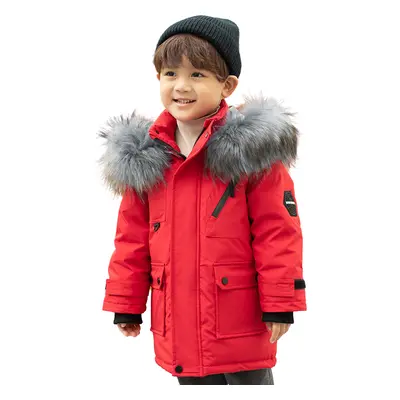 (Red02, 5-6Years) Kids Boys Coats Duck down jacket Outwear Winter UK