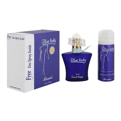 Blue Lady Eau de Parfum (EDP) with Complimentary Free Deodorant Spray Immerse Yourself in the Al