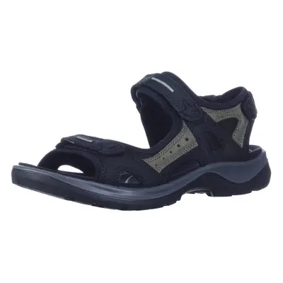 ECCO Women's Yucatan outdoor offroad hiking sandal Black/Mole/Black