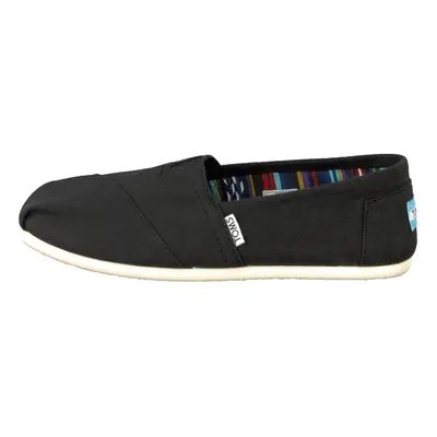 TOMS Kids Girls Alpargata Twin Gore Slip On Flats Casual - Black - Siz