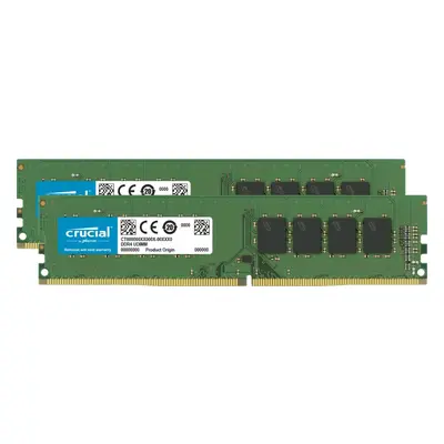 Crucial 16GB Kit (8GBx2) DDR4 MT/S (PC4-25600) CL22 SR X8 Unbuffered DIMM 288-Pin Memory - CT2K8