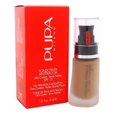 Pupa Milano No Transfer SPF Foundation for Women No. 04/Deep Beige 1.01 Ounce