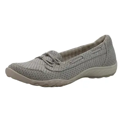 Skechers Women's Breathe Easy-Good Influence Sneaker Stone 6.5 US