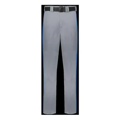 Russell R14DBM.B9R.3XL Adult Piped Change Up Baseball Pant, Baseball Gray & Royal - 3XL