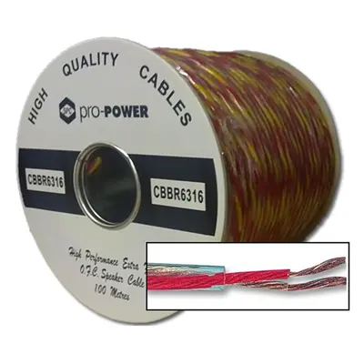 kenable High Performance Extra Flexible OFC Strand Speaker Cable Reel 100m