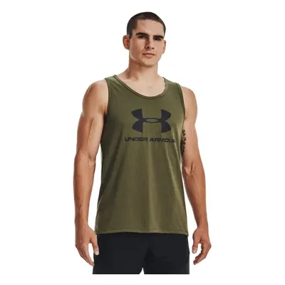 Under Armour Mens Standard Sportstyle Logo Tank (390) Marine OD green