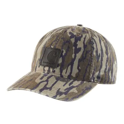 Carhartt Men's Canvas Cap Mossy Oak Bottomland Camo OFA