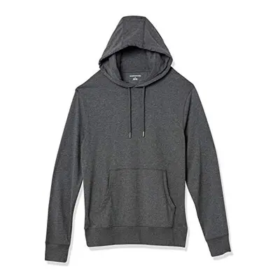 Amazon Essentials Mens Lightweight Jersey Pullover Hoodie charcoal He