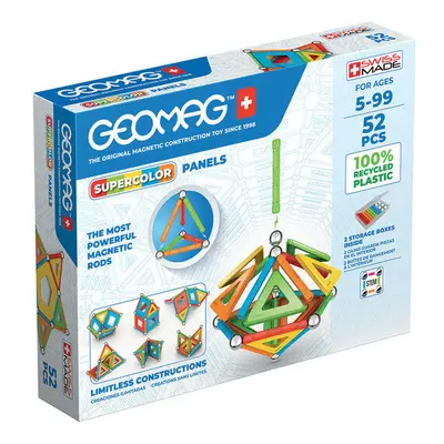 Geomag Supercolor Panels Pieces % Recycled Plastics