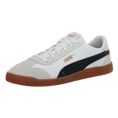 PUMA Men's Club 5V5 Sneaker White Black-Feather Gray 10.5