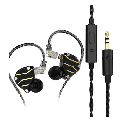 (Black) Metal In-Ear Earphone Bass Hi-Fi Headset Monitor Earbuds Noice Cancelling 3.5mm Wired He