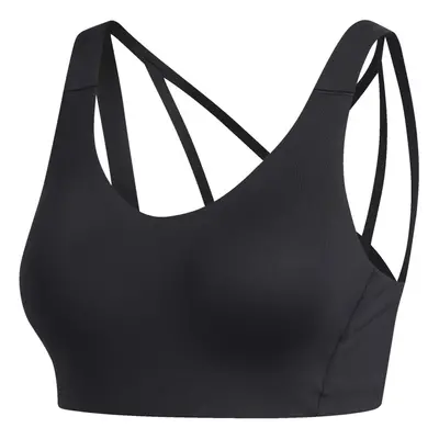 adidas womens Stronger For It Alpha Bra Black Medium