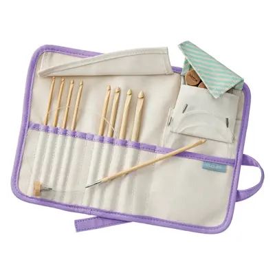 Clover Bamboo Interchangeable Tunisian Crochet Hook Set-Takumi