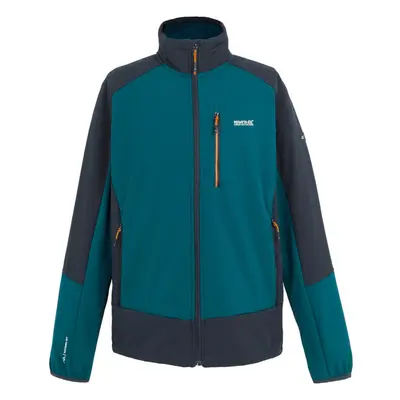 (L, Moroccan Blue/Navy) Regatta Mens Moutdale Soft Shell Jacket