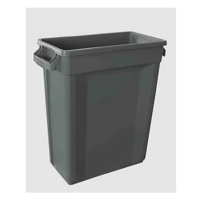 Slim Bin Recycling Container, Rectangular, Plastic L