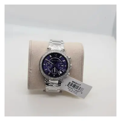 Michael Kors MK6117 Luxury Ladies Chronograph Blue Wrist Watch 39mm UK