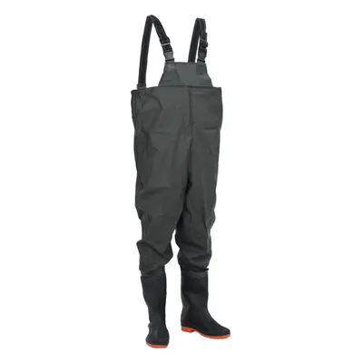 (dark green, 38) vidaXL Chest Waders with Boots Waterproof Hunting Fishing Wader Waist Wader