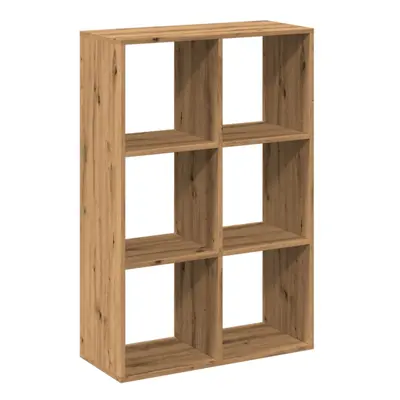 (artisan oak, 69.5 x x 103.5 cm) vidaXL Room Divider Bookcase Book Rack Bookshelf Engineered Woo