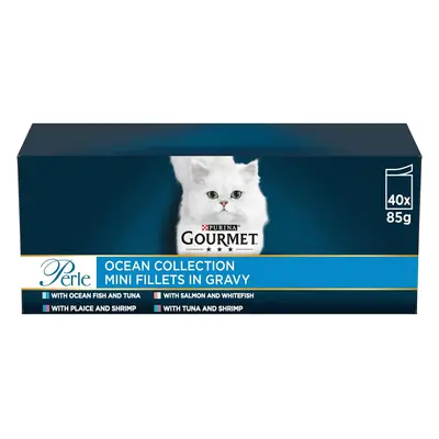 GOURMET Perle Ocean Collection Wet Cat Food 40x85g