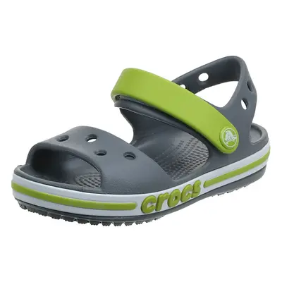 crocs Unisex-child Bayaband Sandals charcoal Little Kid