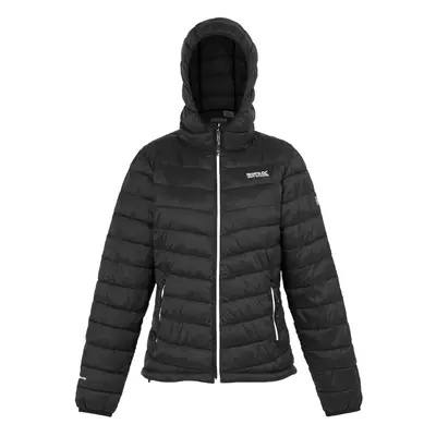 (12 UK, Black/Seal Grey) Regatta Womens/Ladies Hillpack II Hooded Jacket