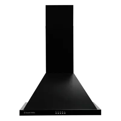 Russell Hobbs RHSCH601B 60cm Wide Black Steel Chimney Cooker Hood