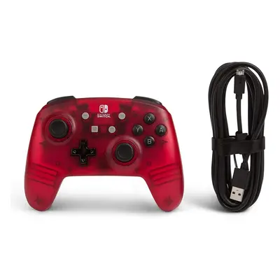 Power A Enhanced Wired Controller - Red Frost (Nintendo Switch)