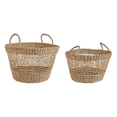 Set of Seagrass Baskets Natural AROWANA