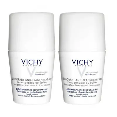 Vichy hour roll-on deodorant for sensitive and irritated skin x ml