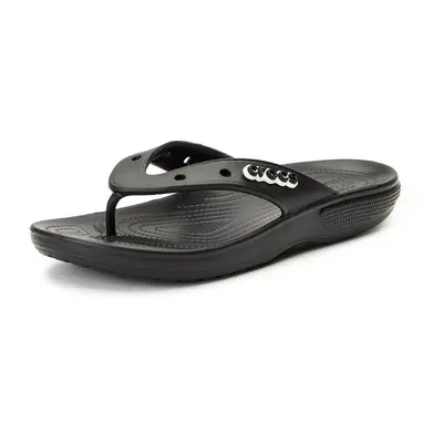 crocs Unisex Mens and Womens classic Flip Flops Black US