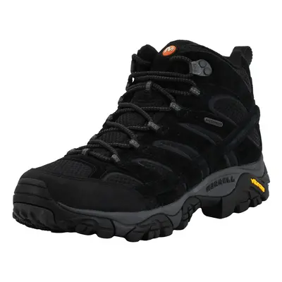 Merrell Men's Moab Mid Waterproof Black Night Hiking Boot M US