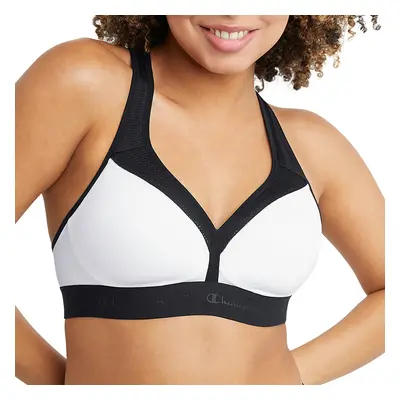 Champion womens Curvy Sports Bra White/Black Small