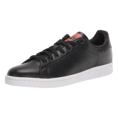 adidas Originals Men's Stan Smith Sneaker Black/White/Turbo 5.5