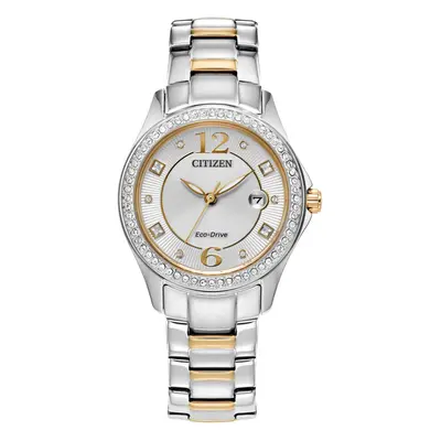 Citizen Ladies' Eco-Drive Classic Crystal Watch in Two-Tone Stainless