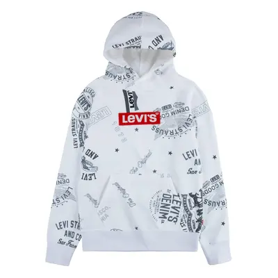 Levi's Boys' Graphic Pullover Hoodie White/Printed