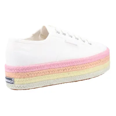 Superga Multicolor Rope Shoe White/Candy Multicolour