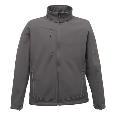 (M, Seal Grey/Black) Regatta Standout Mens Arcola Layer Waterproof And Breathable Softshell Jack