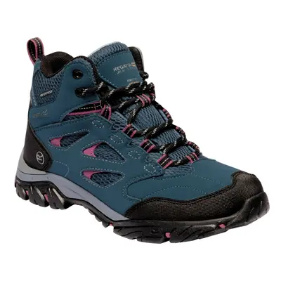 (4 UK, Moroccan Blue/Red Violet) Regatta Womens/Ladies Holcombe IEP Mid Hiking Boots